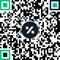 a qr code with a percent sign - QR-Code-synergywellnessmedispa