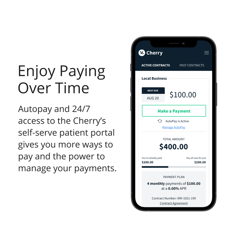 a cellphone with a screen showing a payment screen | Synergy Wellness and Medispa | Oceanport, NJ