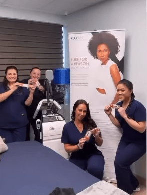 a group of women in scrubs | Team of Synergy Wellness and Medispa in Oceanport, NJ